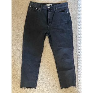 Madewell High Rise Slim Crop Boyjean